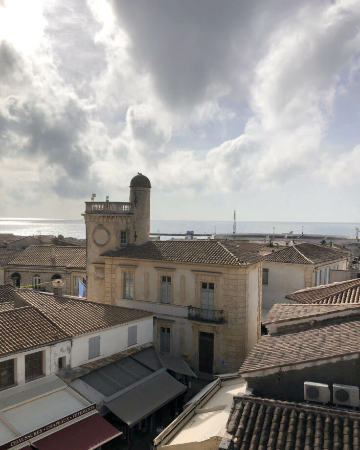 vue du toit de l'église