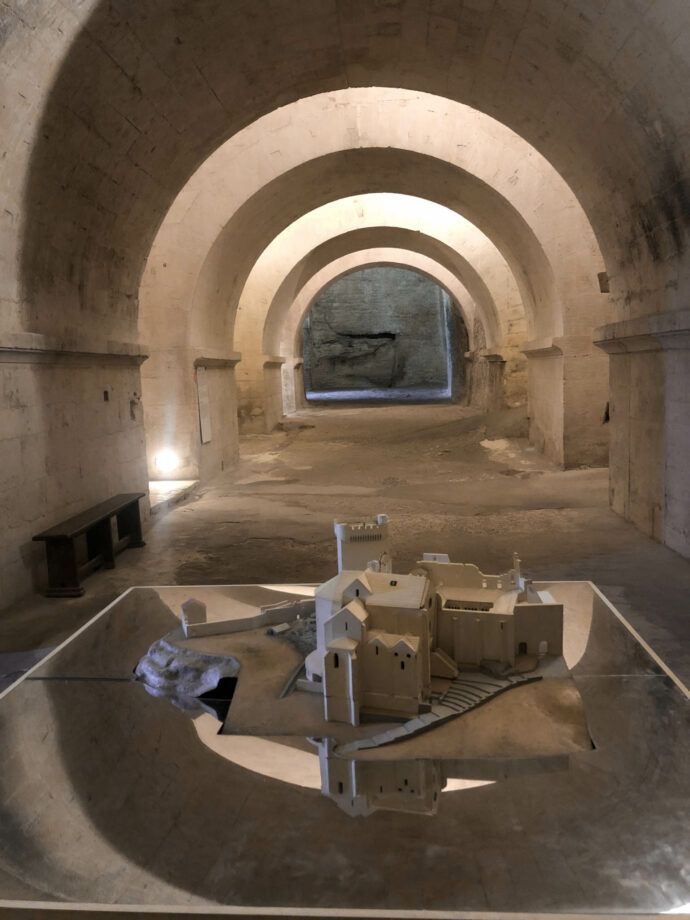 maquette de l'abbaye